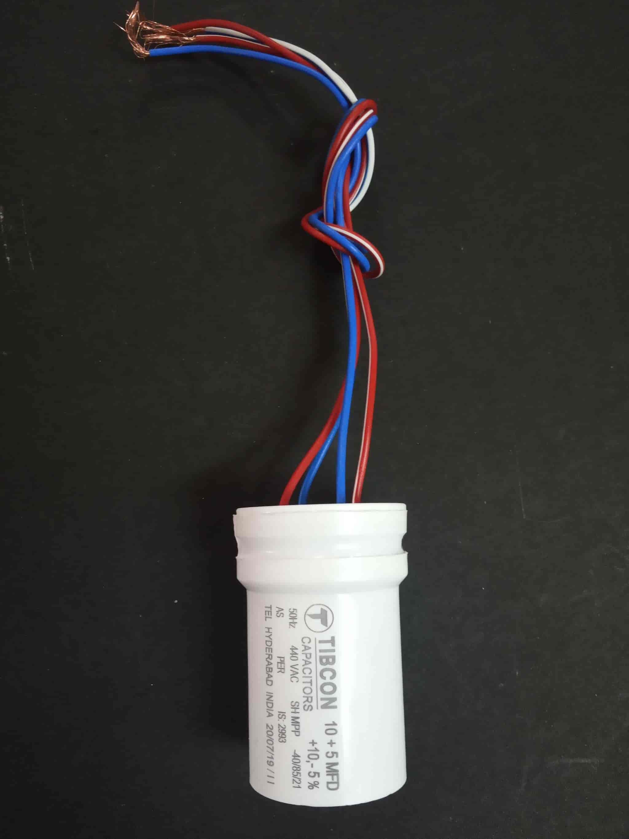Capacitor 10+5mfd Tibcon