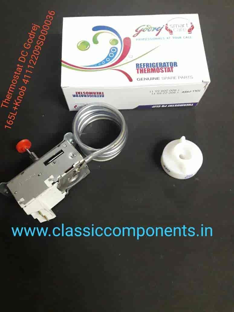 Thermostat DC Godrej 165L+knob 41112209SD00036