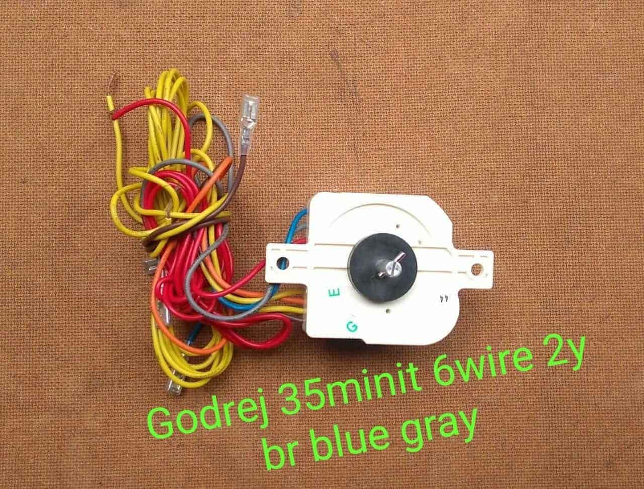 Wash Timer 1sft 15M 6W Godrej 2Y Red Blu Gry O/s