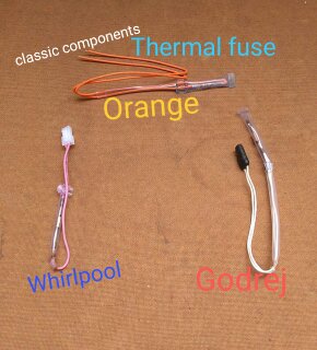 Thermal Fuse Bpl Red Brown Wire