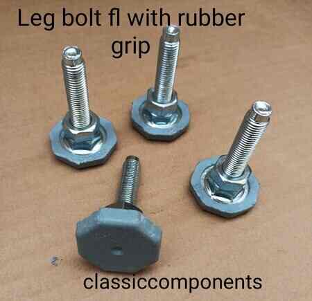 Leg Bolt FL Gray Rubber Grip Each Piece