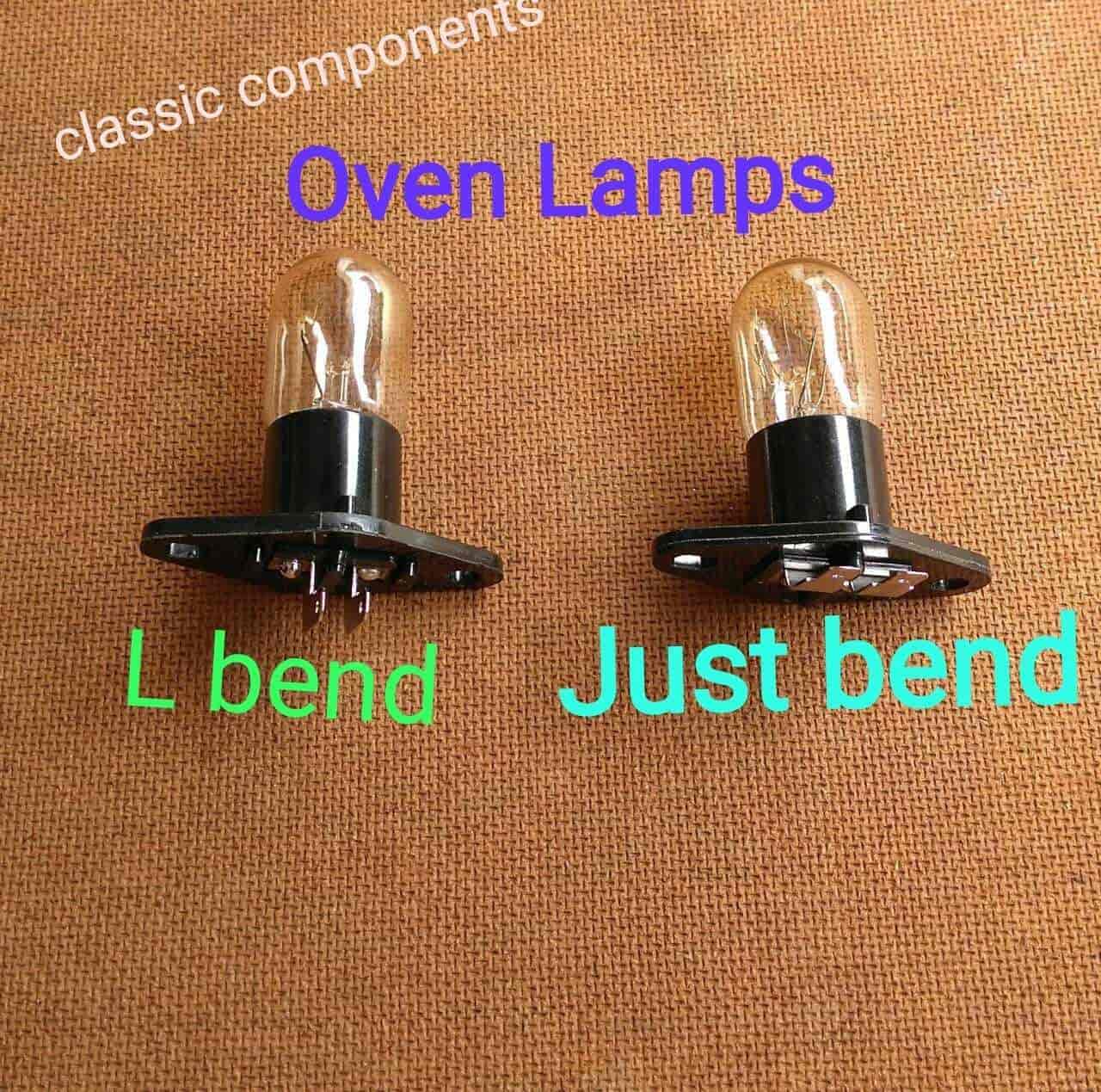 Lamp 2pin bend leg Oven (Tall Pin)