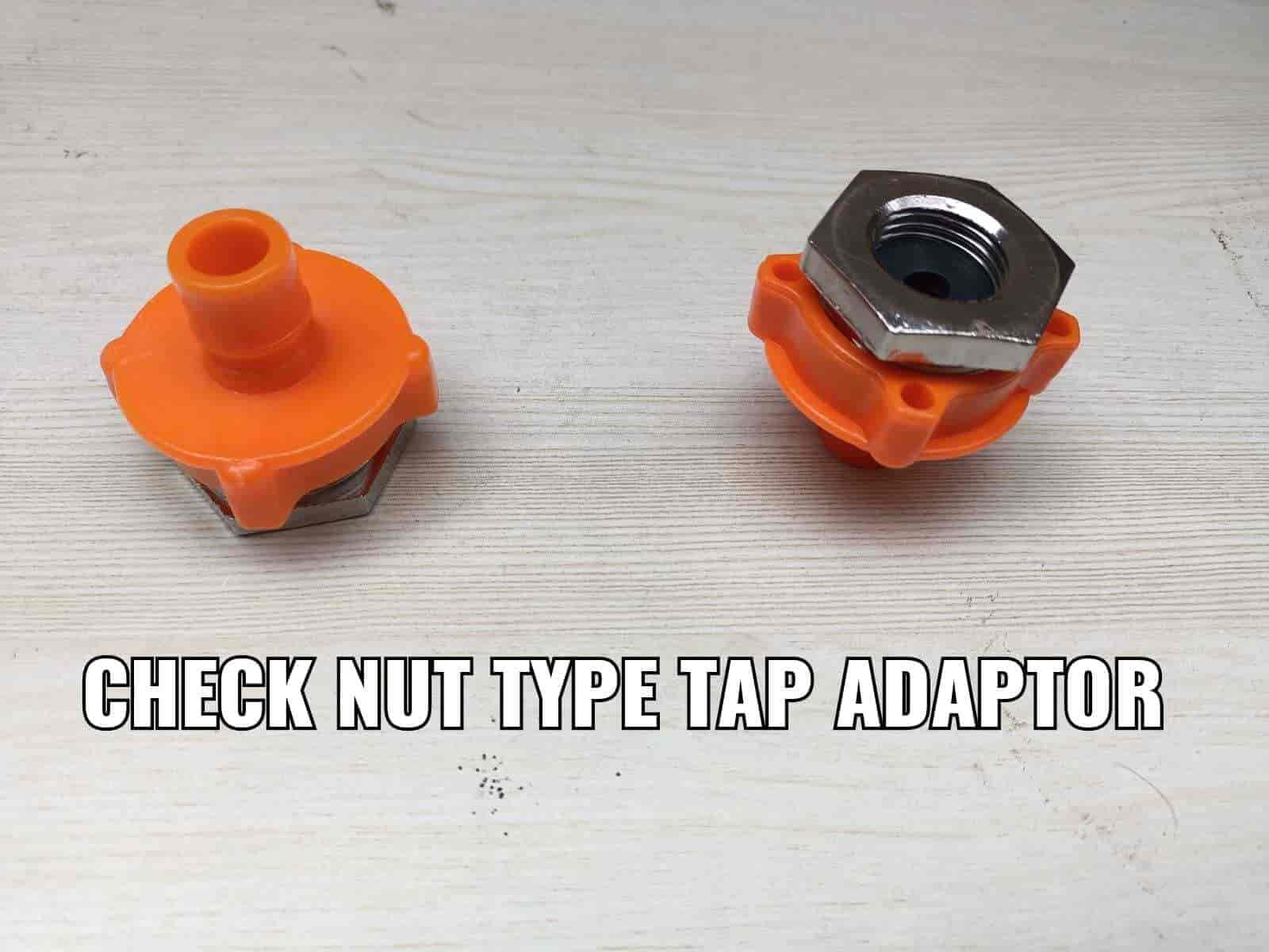 Tap Adaptor With Check Nut Type