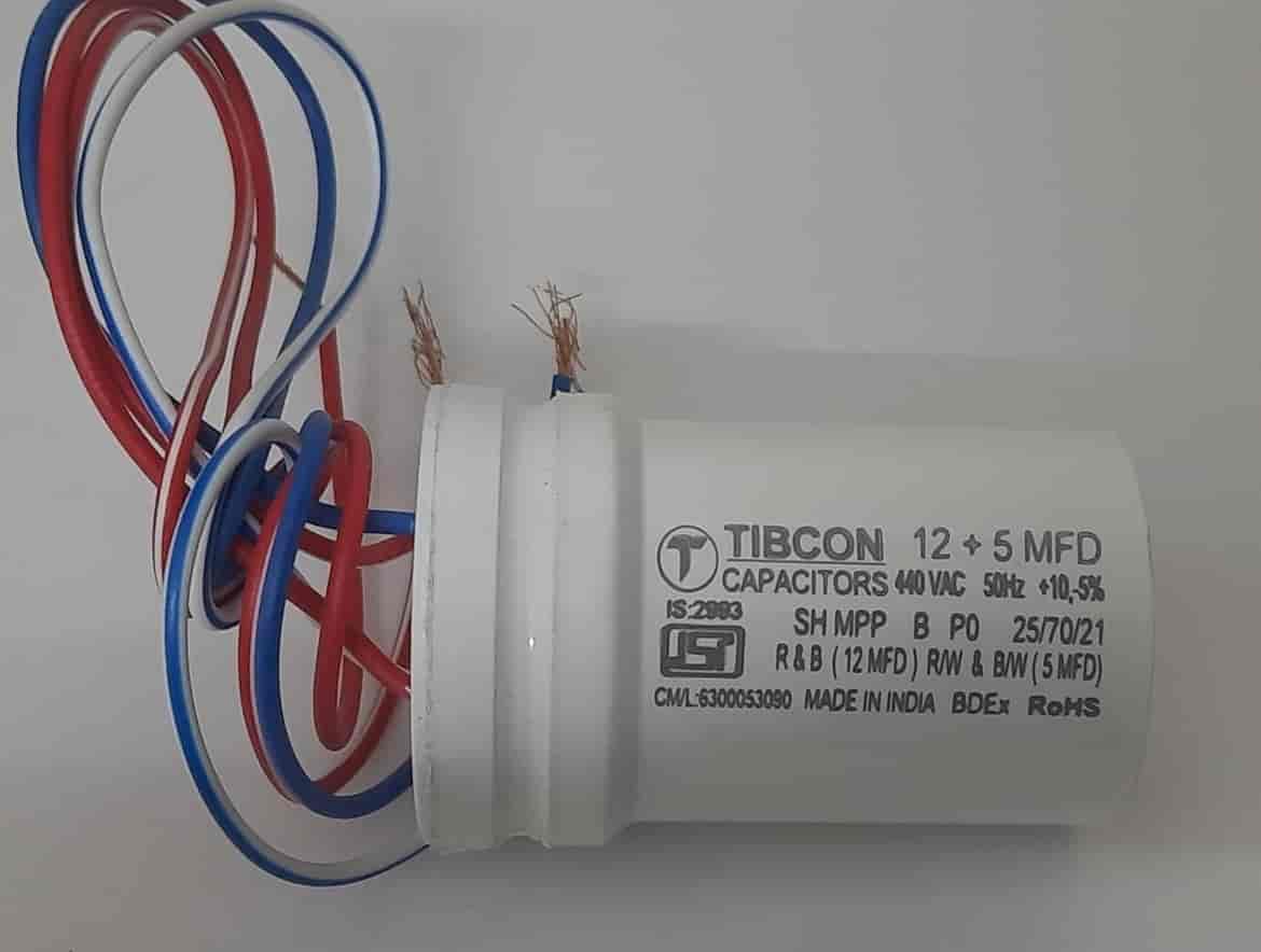 Capacitor 12+5 mfd Tibcon