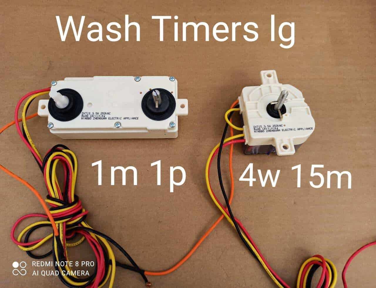 Wash Timer 1metal 1Plastik LGV