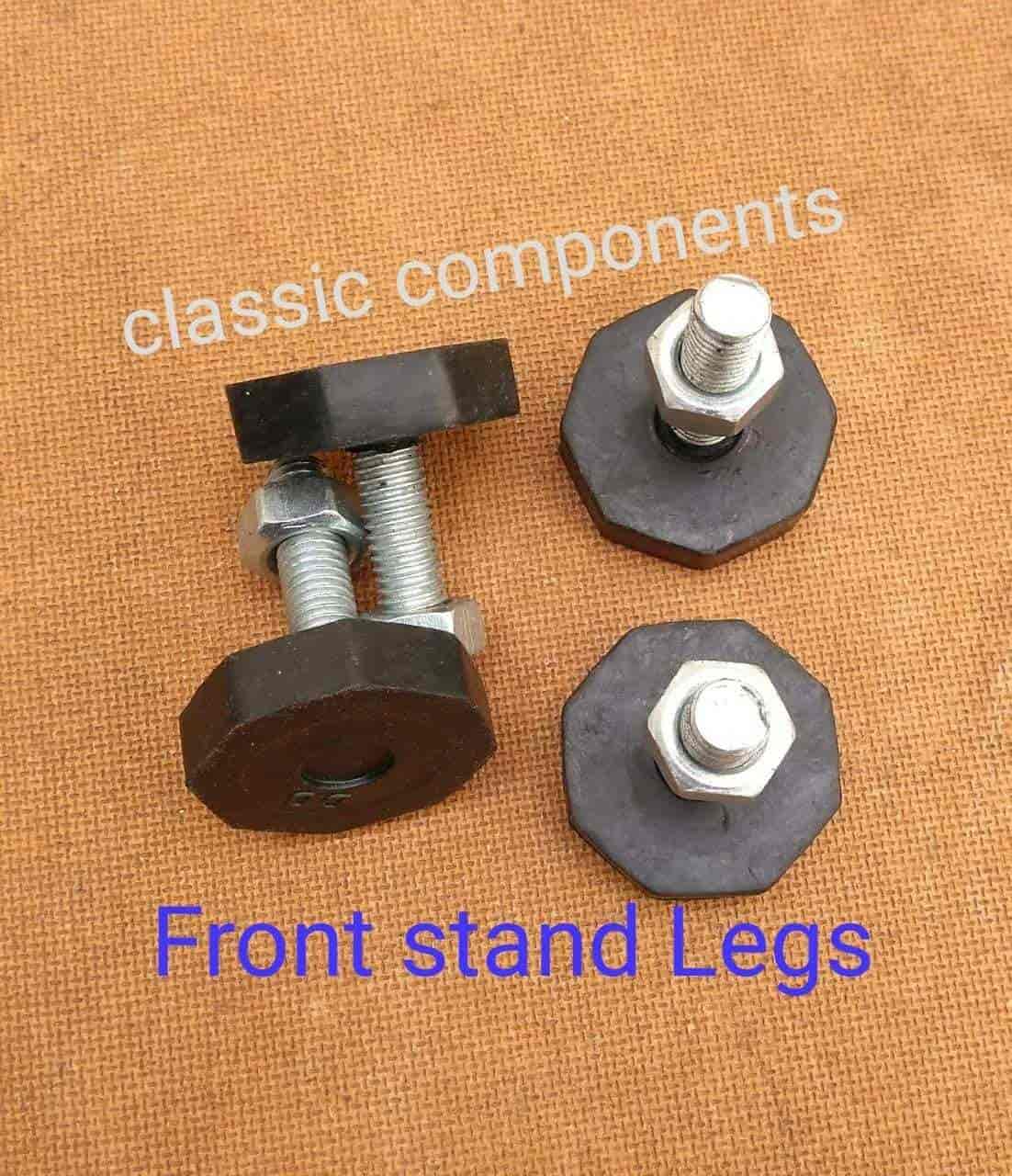 Leg Bolt FL Black Rubber Grip Set OF 4