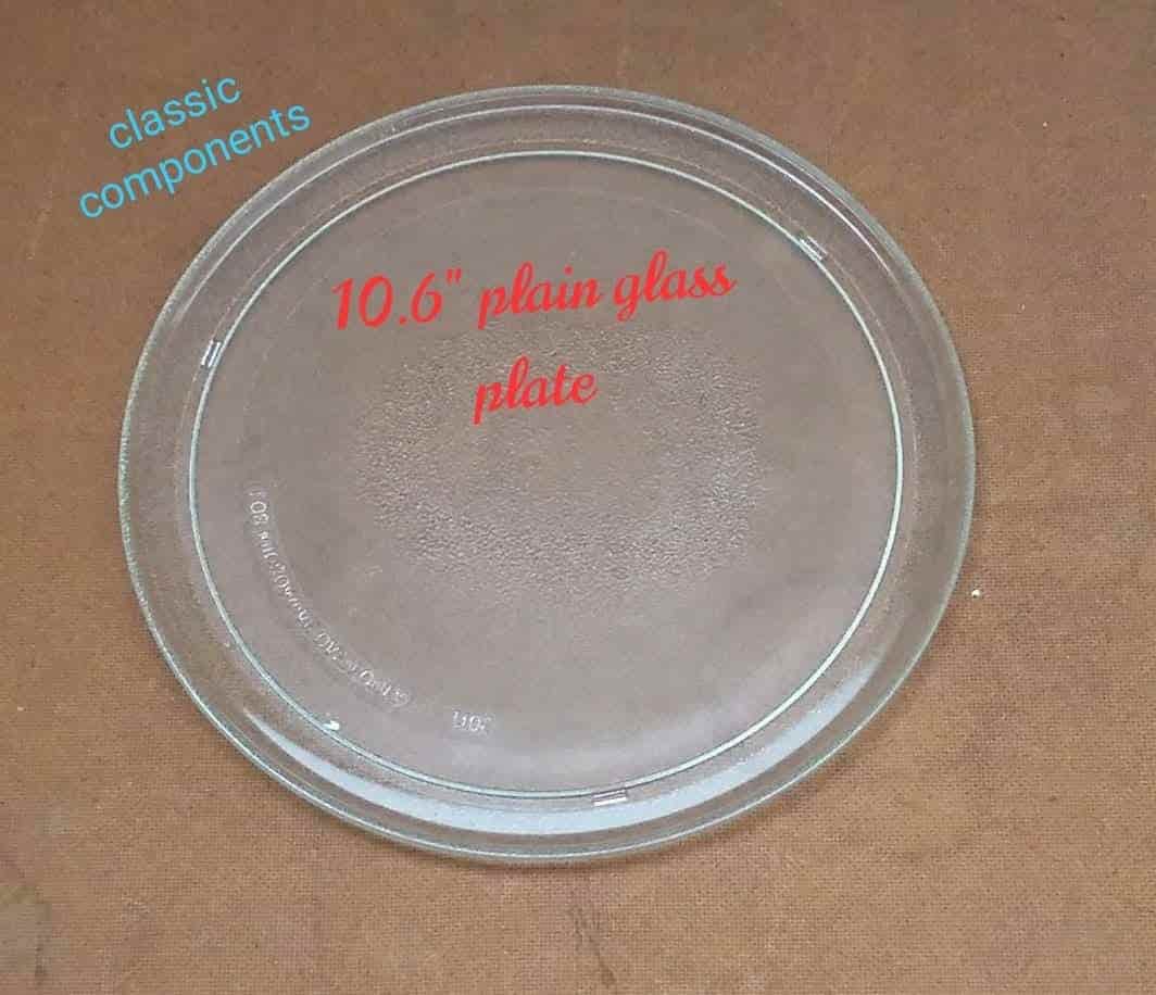 Glass Plate 270mm 10.6" Plain
