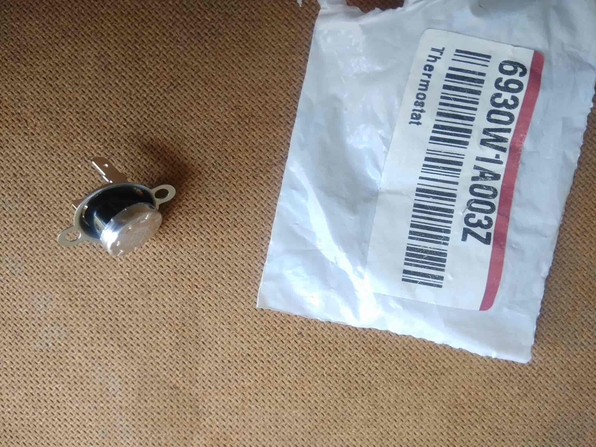Thermostat 6930W1A003Z Round Metal Micro Oven