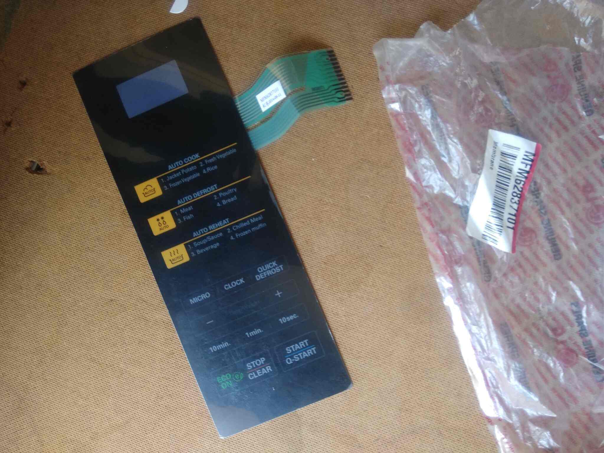 TKP MFM62837101 Membrane Switch