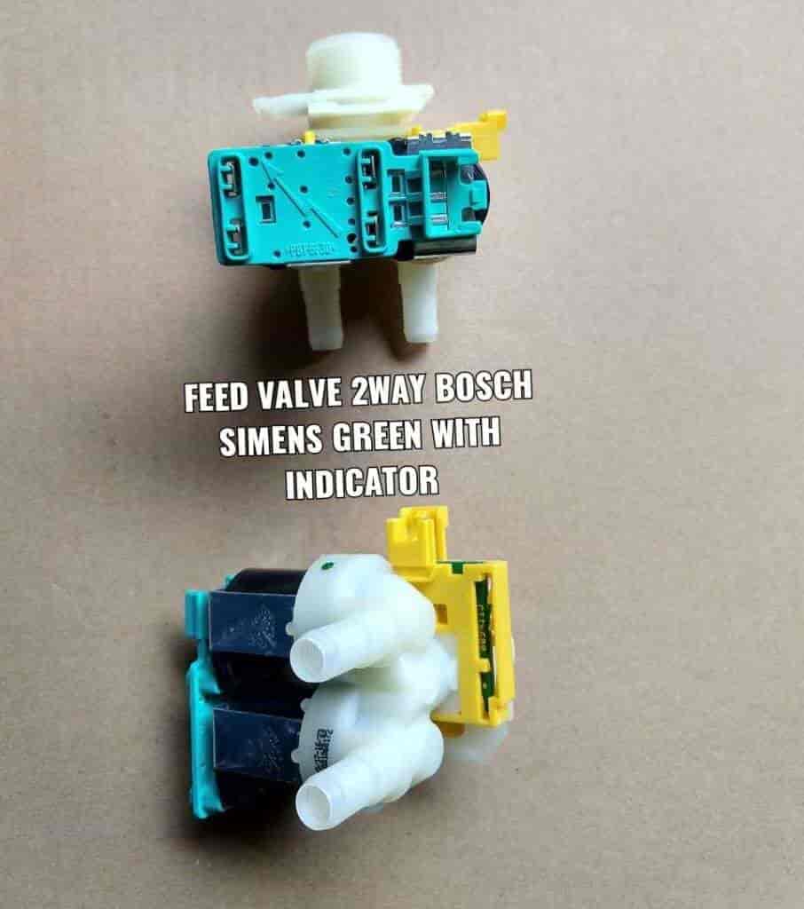 Feed Valve 2way BochSimens Green With Indiacator Yellow/Black
