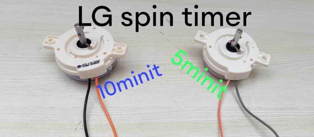 Spin Timer LGv 10min Orange Gray  2hole