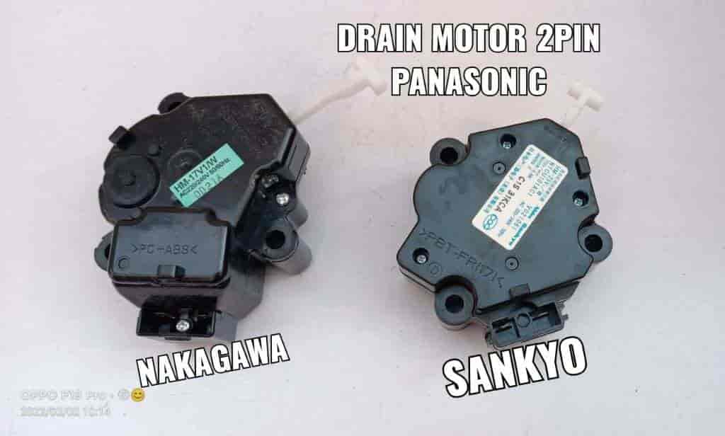 Drain Motor Pnsnic Nakagawa 2pin Black Triangle Shape  HM-17V1/W.