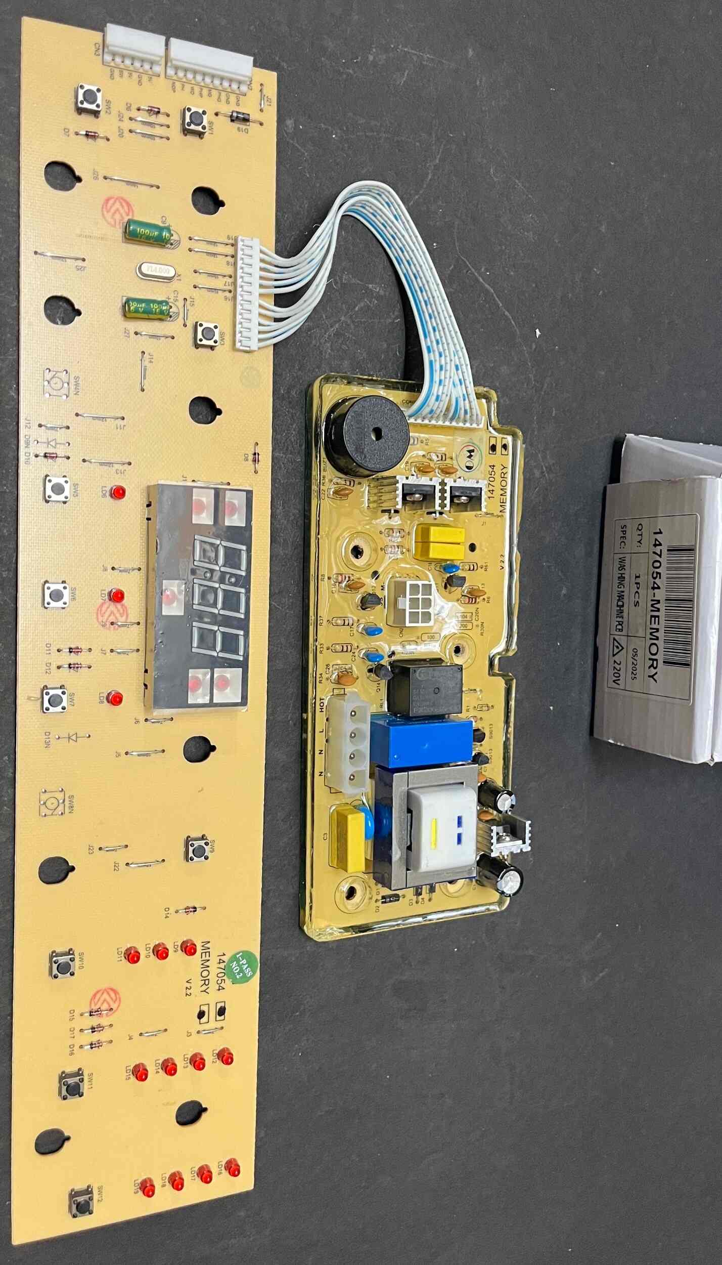 PCB 10ms Woil VARI HTR 14+5Led 147054+Memory Bullet