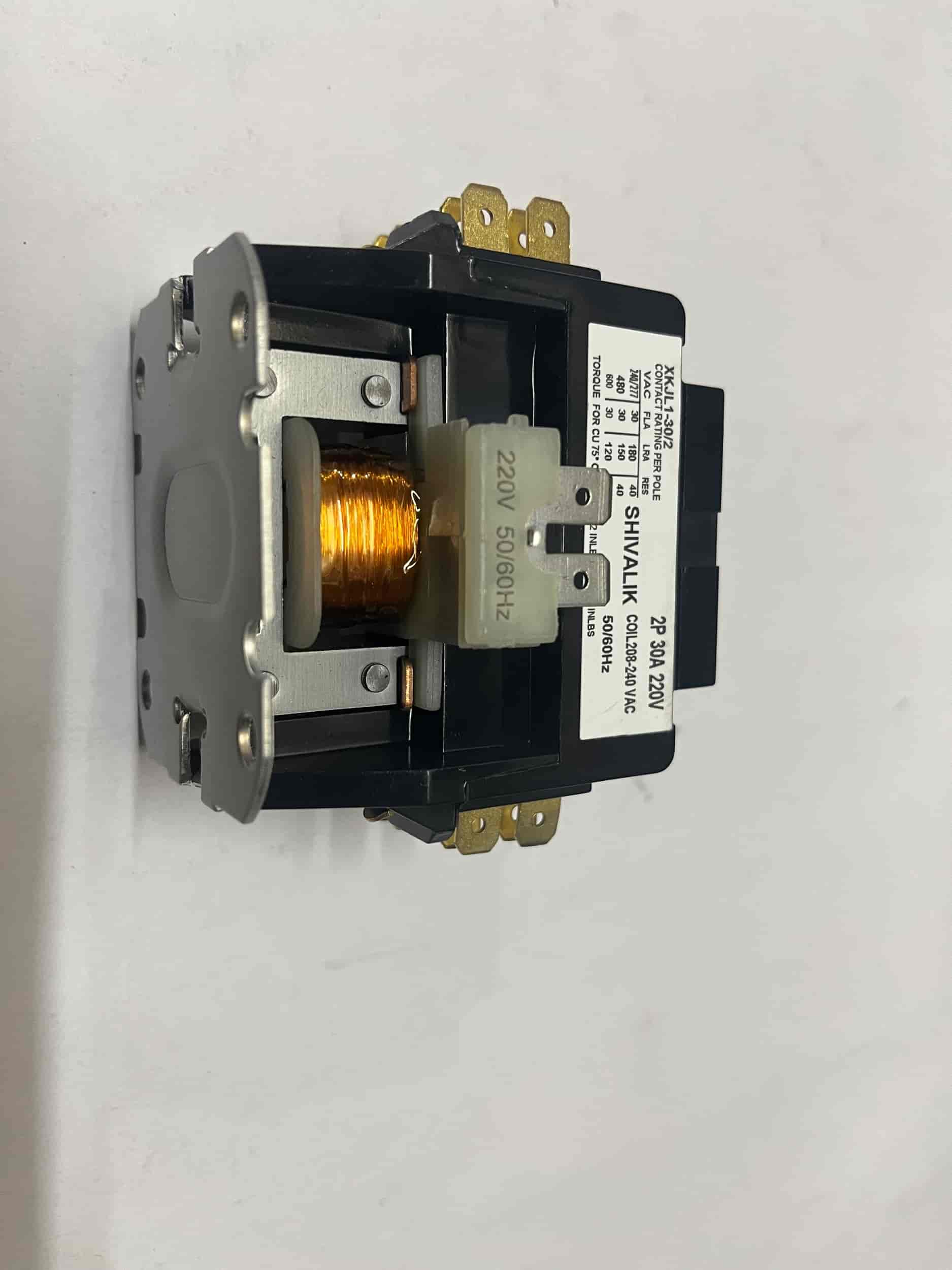 Contactor 2pole Shivalik 30amp 220v XKJL1-30/2 5526