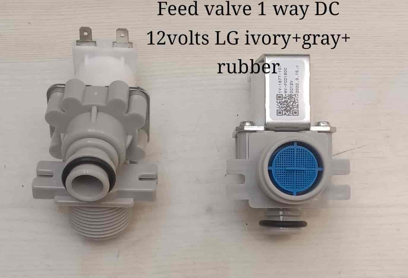 Feed Valve 1way DC12V Lgv Gray+Rubber