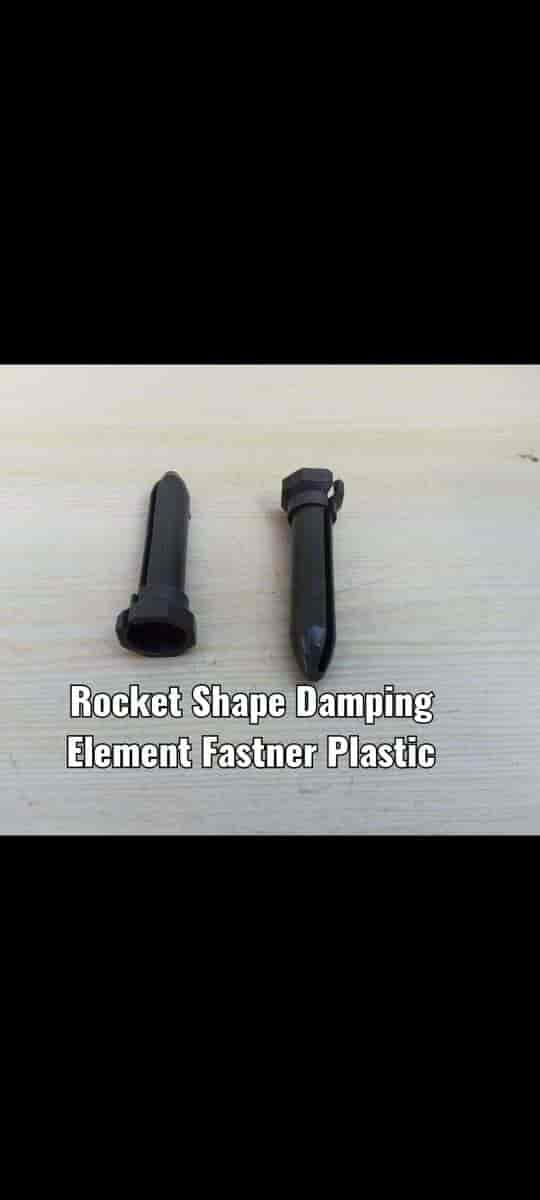 Rocket Shape Damping Element Fastner Plastic