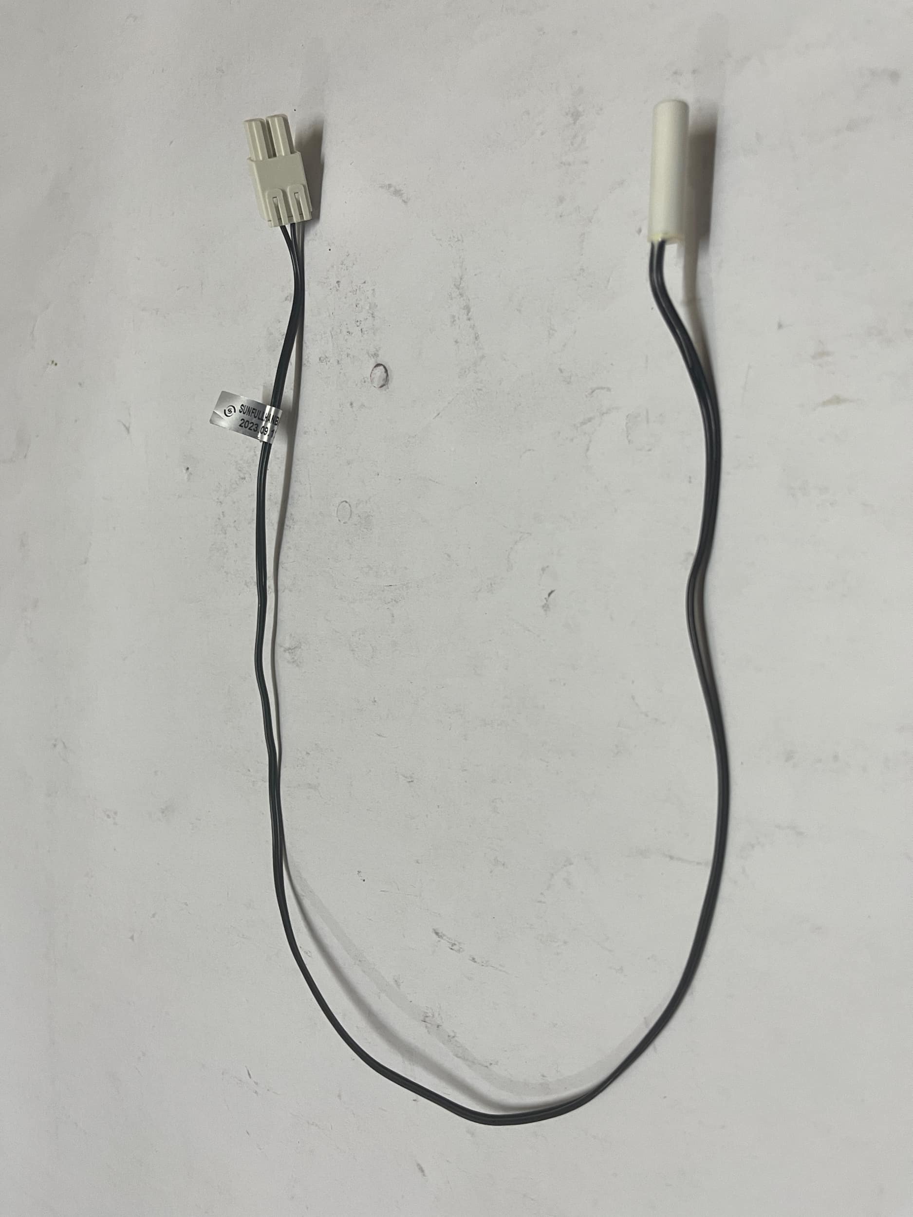 Bimetal Sensor Haier 570mm 0064002186A BlackWire, WhiteSensor 2pinJack