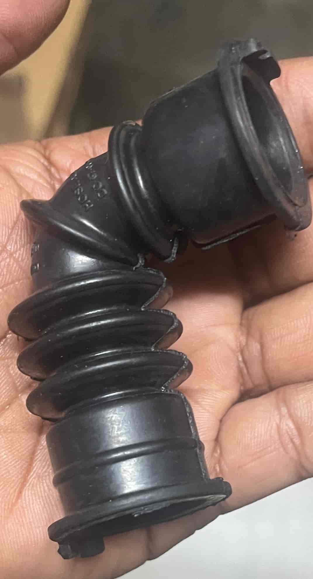 Hose Air Rubber Black 3" Lshape 4ring Ssmg DC67-00354