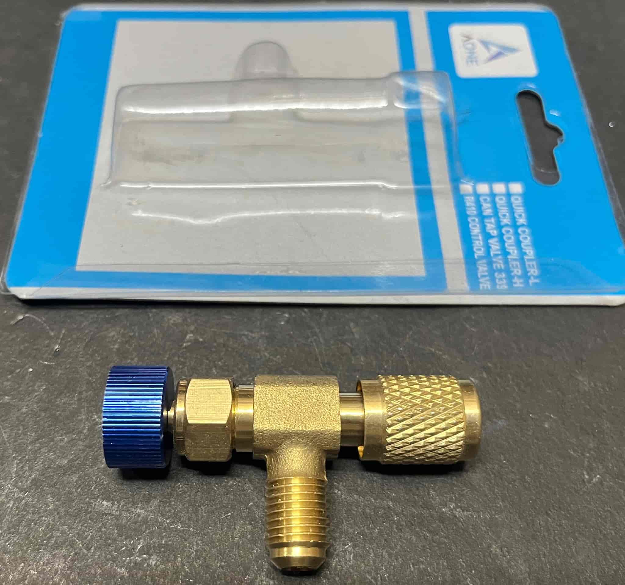 Gas Valve R22 Blue Brass Aone