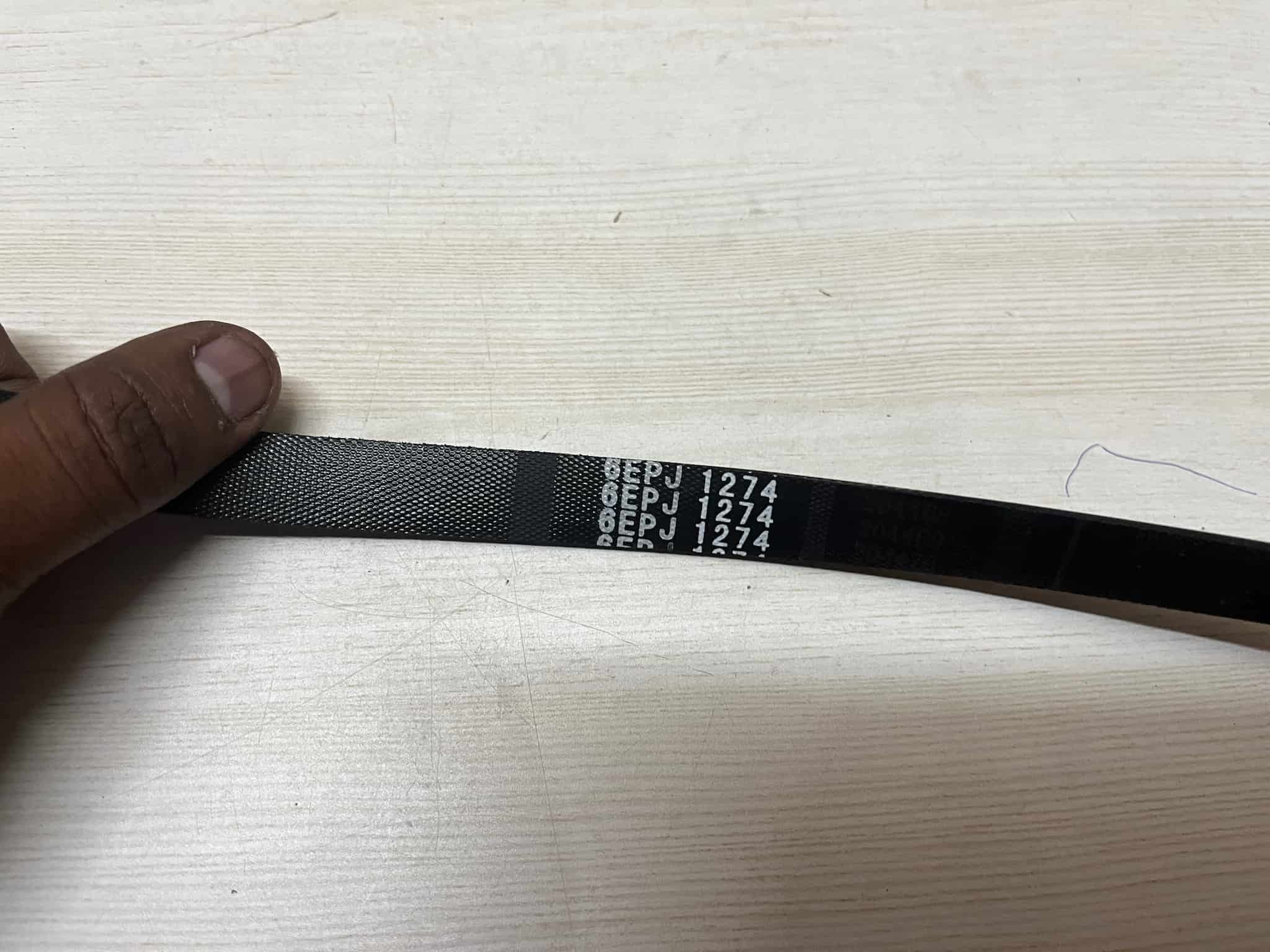 Vbelt 1274 6EPJ Black