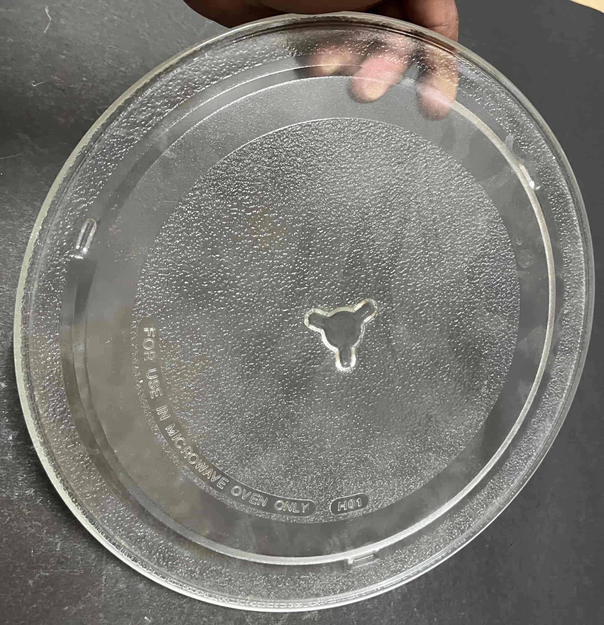 Glass Plate 261mm 10.25" Flower Bottom BPL Sanyo EKL